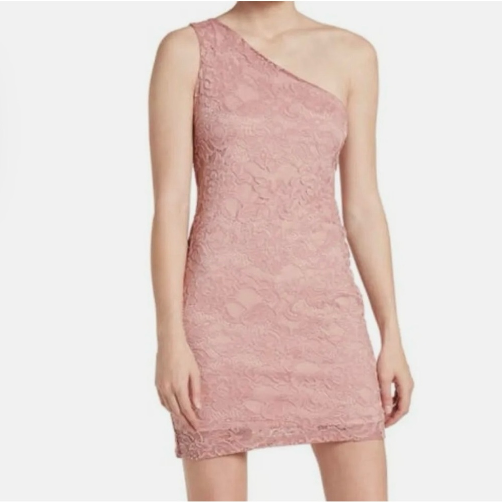 Duel Nature Size Sm One Shoulder Mini‎ Dress